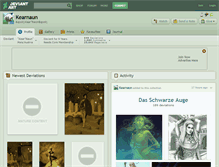 Tablet Screenshot of kearnaun.deviantart.com