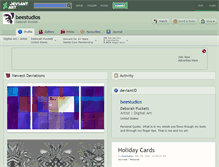 Tablet Screenshot of beestudios.deviantart.com
