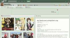 Desktop Screenshot of miyamixriku.deviantart.com