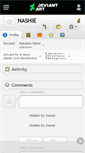 Mobile Screenshot of nashle.deviantart.com