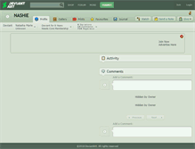 Tablet Screenshot of nashle.deviantart.com
