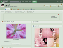 Tablet Screenshot of eugh-alii.deviantart.com