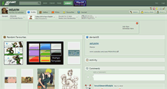 Desktop Screenshot of misavin.deviantart.com