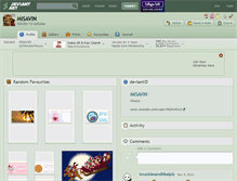 Tablet Screenshot of misavin.deviantart.com
