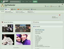 Tablet Screenshot of moethemonster.deviantart.com