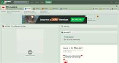Desktop Screenshot of freelooove.deviantart.com