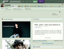 Tablet Screenshot of mishulka.deviantart.com