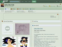 Tablet Screenshot of goku-uke-club.deviantart.com