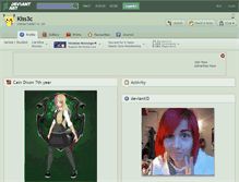 Tablet Screenshot of kiss3c.deviantart.com