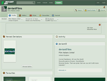 Tablet Screenshot of deviantfilms.deviantart.com