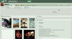 Desktop Screenshot of majikman.deviantart.com