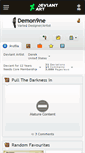 Mobile Screenshot of demon9ne.deviantart.com