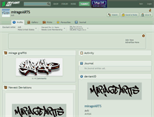 Tablet Screenshot of miragearts.deviantart.com