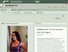 Tablet Screenshot of letsallbenuerotic.deviantart.com