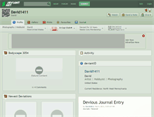 Tablet Screenshot of david1411.deviantart.com