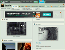 Tablet Screenshot of ailemaha.deviantart.com