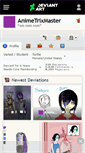 Mobile Screenshot of animetrixmaster.deviantart.com