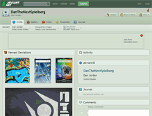 Tablet Screenshot of danthenextspielberg.deviantart.com