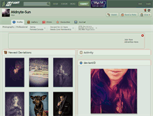 Tablet Screenshot of midnyte-sun.deviantart.com