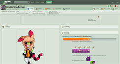 Desktop Screenshot of emotionless-demon.deviantart.com