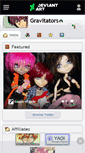 Mobile Screenshot of gravitators.deviantart.com