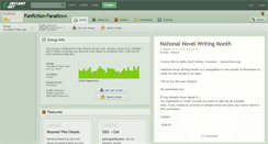 Desktop Screenshot of fanfiction-fanatics.deviantart.com