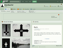 Tablet Screenshot of brandtaucher.deviantart.com