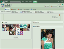 Tablet Screenshot of h0n3yd011.deviantart.com