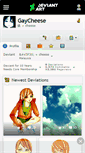 Mobile Screenshot of gaycheese.deviantart.com