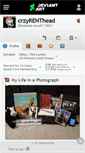 Mobile Screenshot of crzyrenthead.deviantart.com
