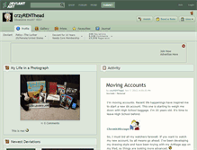 Tablet Screenshot of crzyrenthead.deviantart.com
