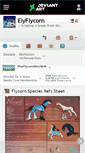 Mobile Screenshot of elyflycorn.deviantart.com