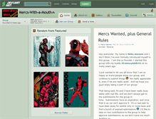 Tablet Screenshot of mercs-with-a-mouth.deviantart.com