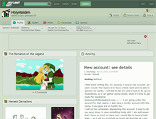 Tablet Screenshot of holymaiden.deviantart.com