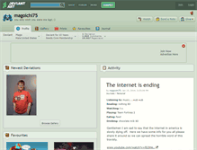 Tablet Screenshot of magoichi75.deviantart.com
