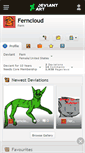 Mobile Screenshot of ferncloud.deviantart.com
