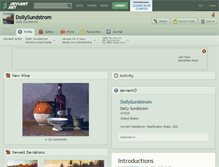 Tablet Screenshot of dollysundstrom.deviantart.com