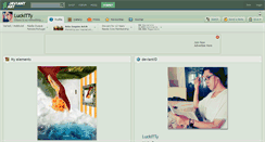 Desktop Screenshot of luckitty.deviantart.com