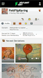 Mobile Screenshot of fettflipraving.deviantart.com