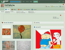 Tablet Screenshot of fettflipraving.deviantart.com
