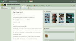 Desktop Screenshot of howrse-manipulators.deviantart.com