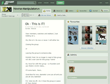 Tablet Screenshot of howrse-manipulators.deviantart.com