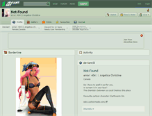 Tablet Screenshot of not-found.deviantart.com