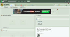 Desktop Screenshot of harharplz.deviantart.com