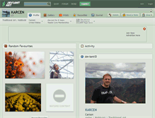 Tablet Screenshot of karcen.deviantart.com
