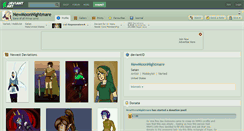 Desktop Screenshot of newmoonnightmare.deviantart.com