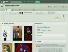Tablet Screenshot of newmoonnightmare.deviantart.com