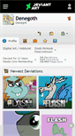 Mobile Screenshot of denegoth.deviantart.com