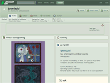 Tablet Screenshot of iproniazid.deviantart.com