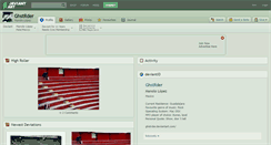 Desktop Screenshot of ghstrder.deviantart.com
